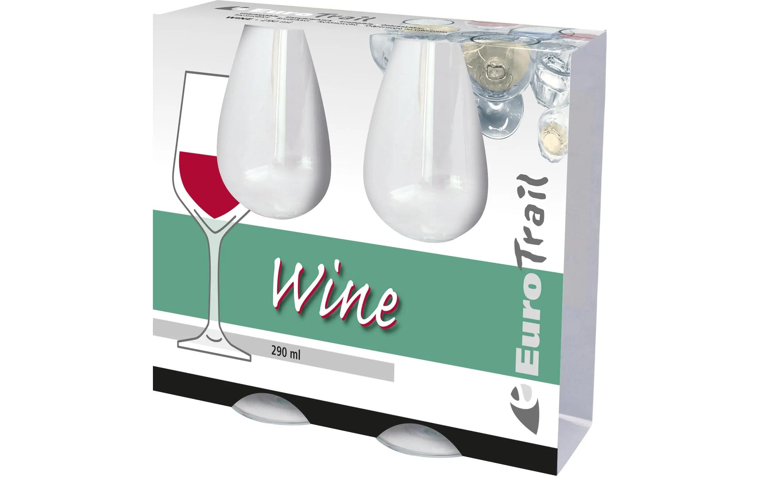 Eurotrail Outdoor-Weinglas Basic 285 ml 2er-Set 2/2