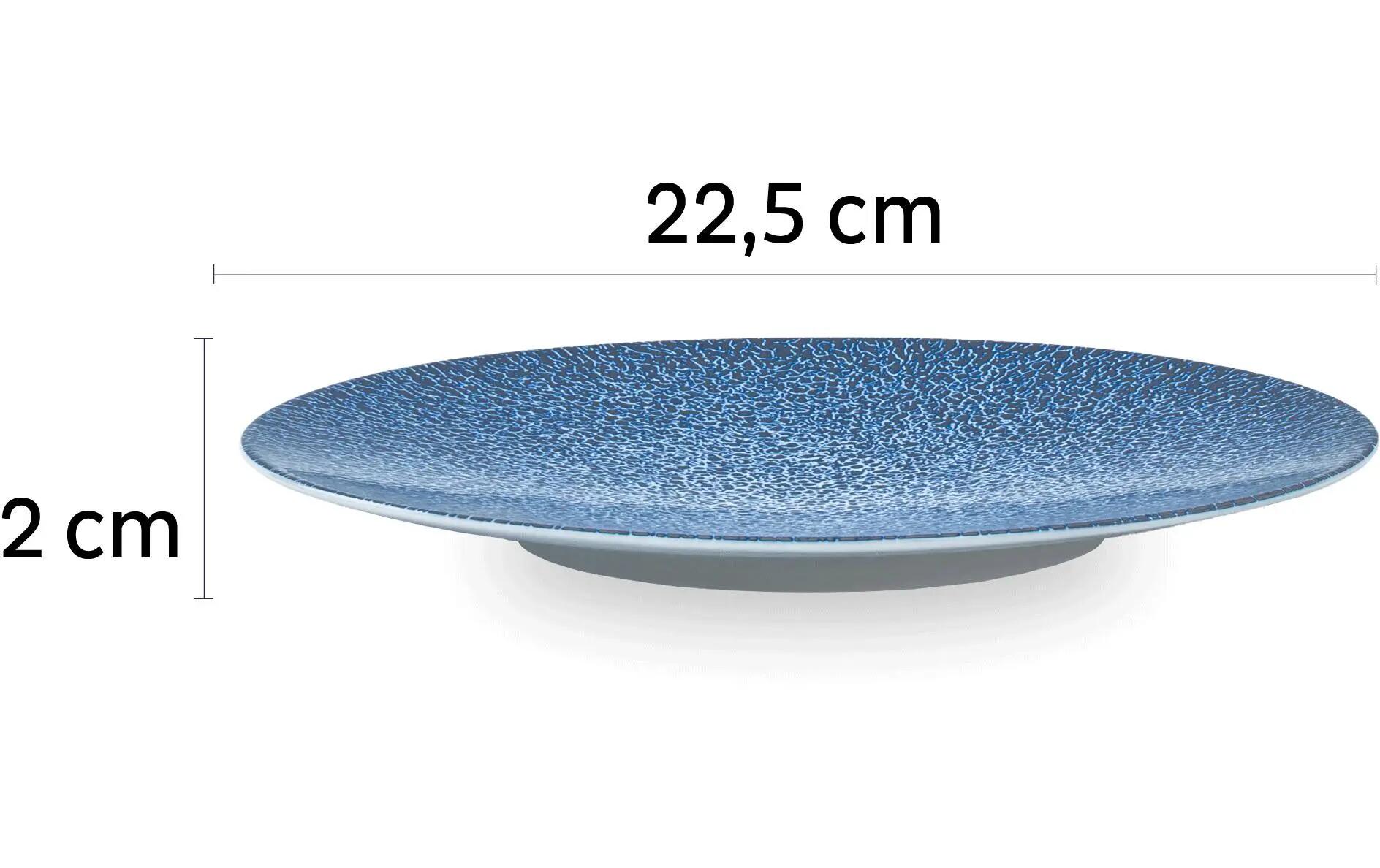 Silwy Assiette magnétique petit-déjeuner Bleu 3/3