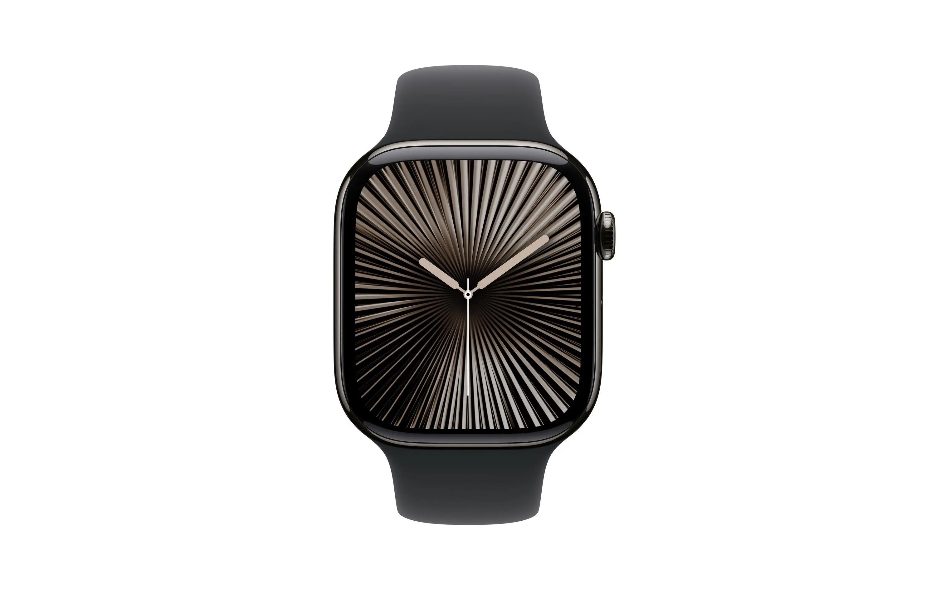Apple Watch Series 10 46mm LTE Titan Jet Black Sport S/M 2/3