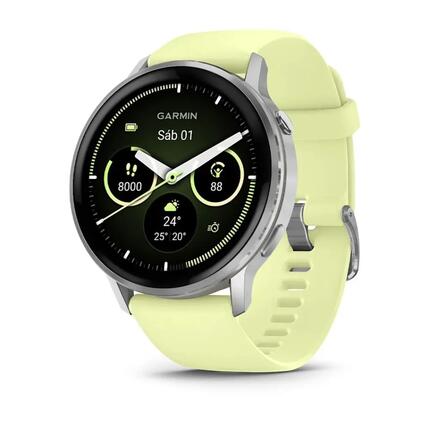 GARMIN Venu 4 45 mm Montre connectée Acier Jaune