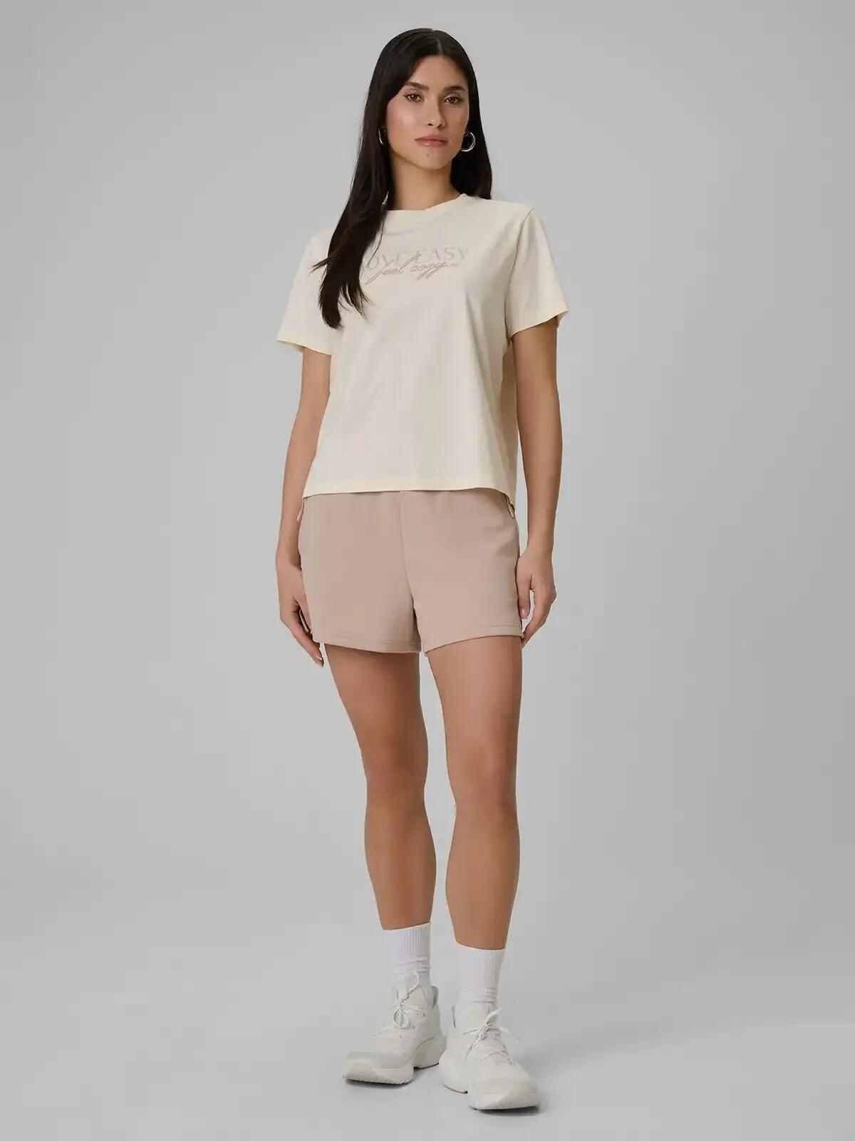 KOSZULKA DAMSKA 4F T-SHIRT SPORTOWY Z NADRUKIEM BAWEŁNIANY L F2743 SS26 7/10