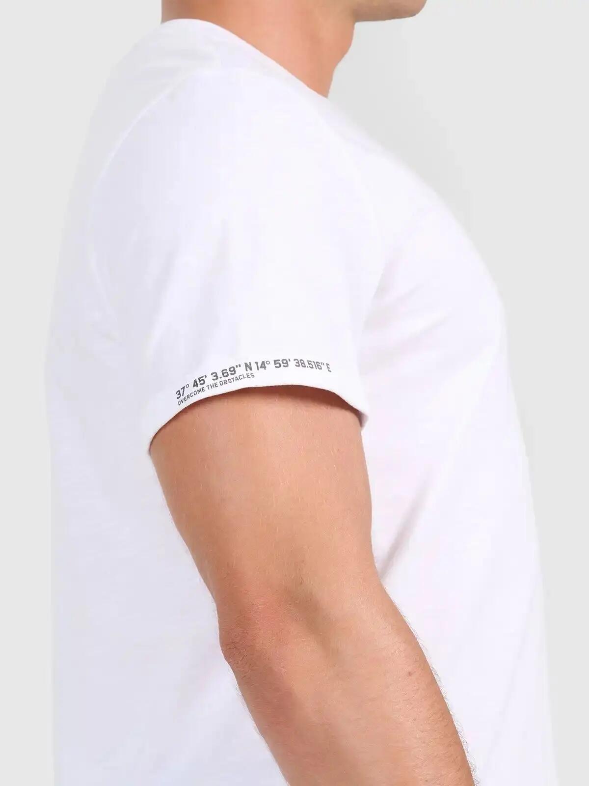 KOSZULKA MĘSKA 4F T-SHIRT BAWEŁNIANY SPORTOWY NA CO DZIEŃ  M3322 SS26 4/11
