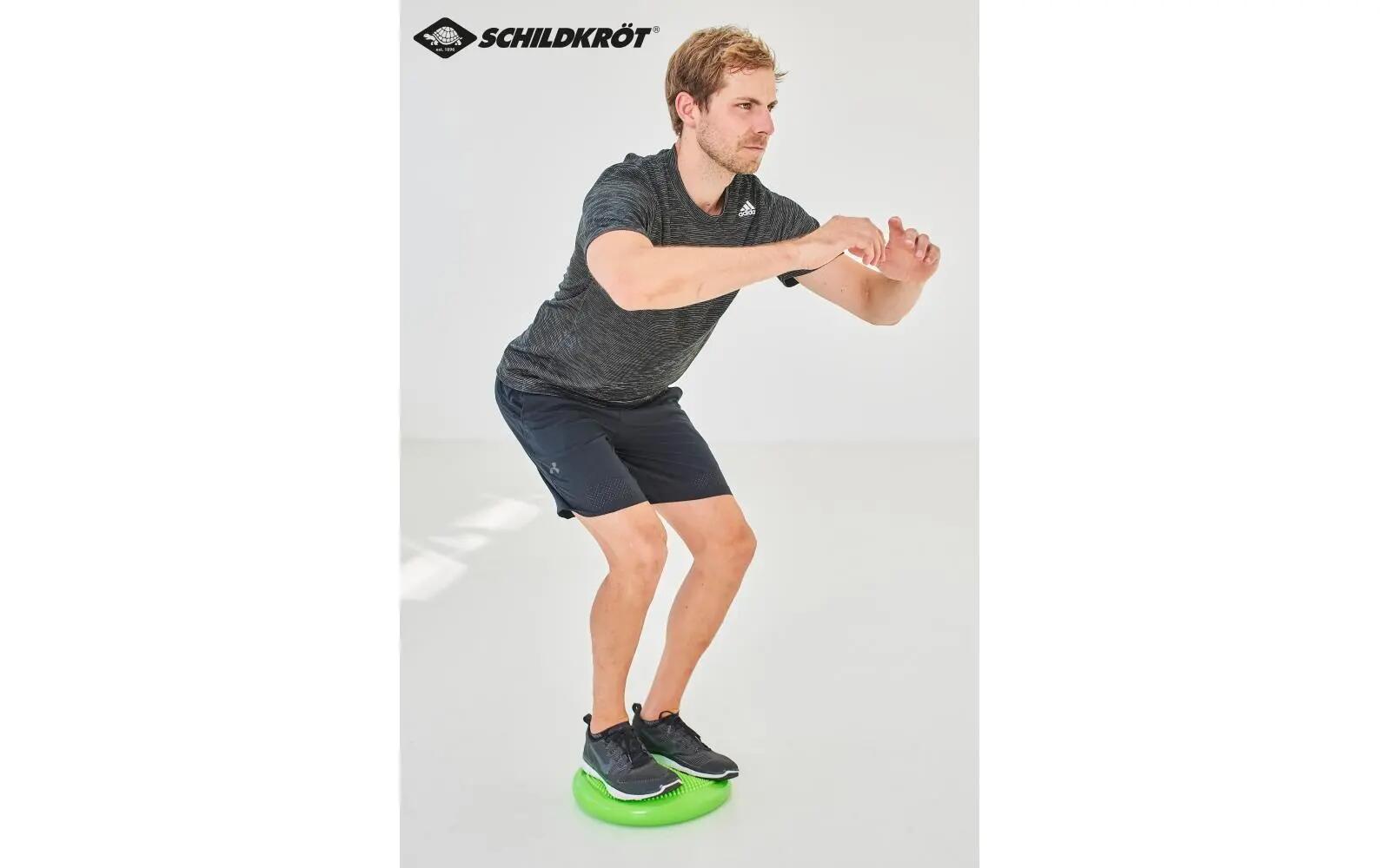 Schildkröt balans kussen fitness massage PVC 33cm met mini pomp 3/3