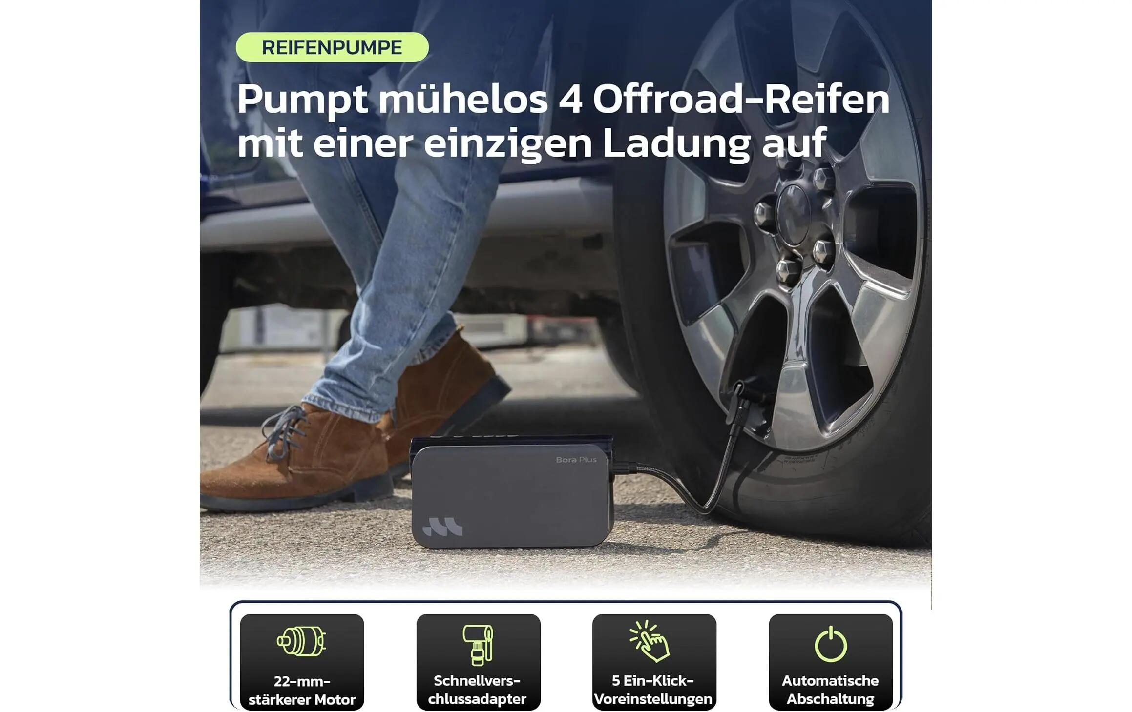 Woowind Bora Plus Pompa 3-in-1 65 W 2–150 PSI 3/3