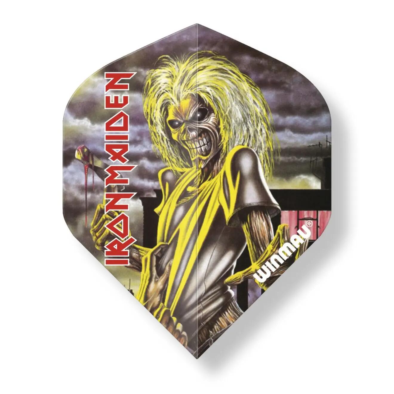 Winmau Dart Flights Iron Maiden Standard 75 Micron 15 Pack 4/7