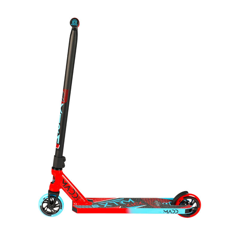 Stunt Scooter Freestyle Roller MGP Madd Gear Kick extreme rot - blau