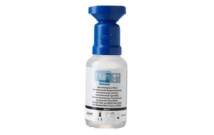 PLUM Station oculaire d'urgence 200 ml pH Neutre, 500 ml NaCl