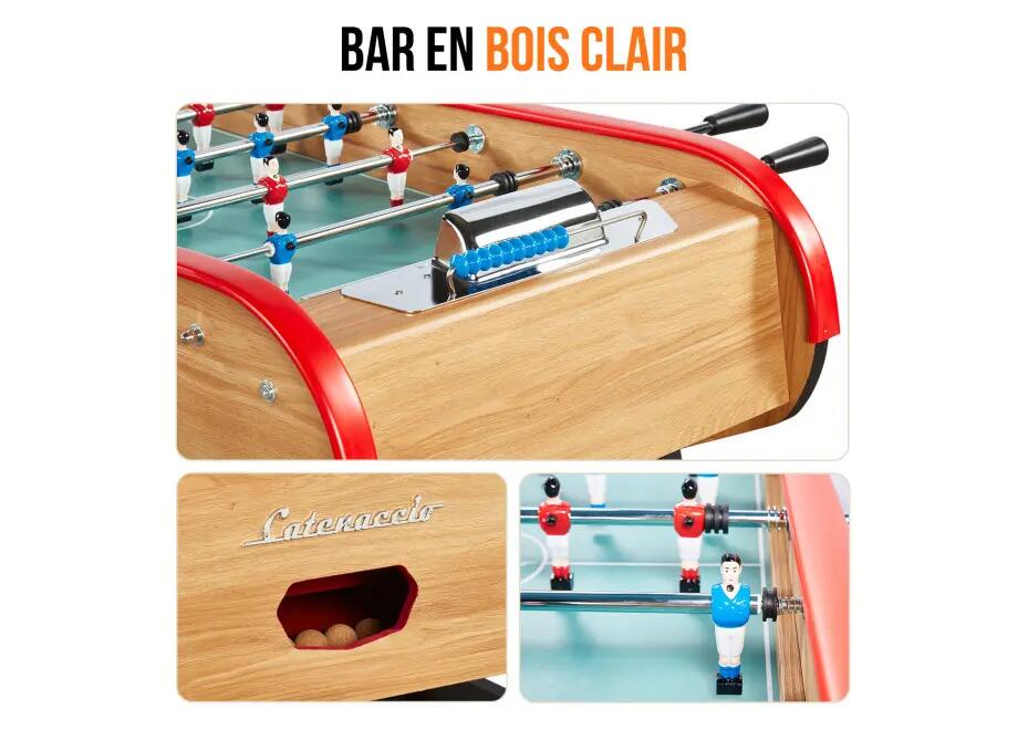 Houten barvoetbal Catenaccio 13/15