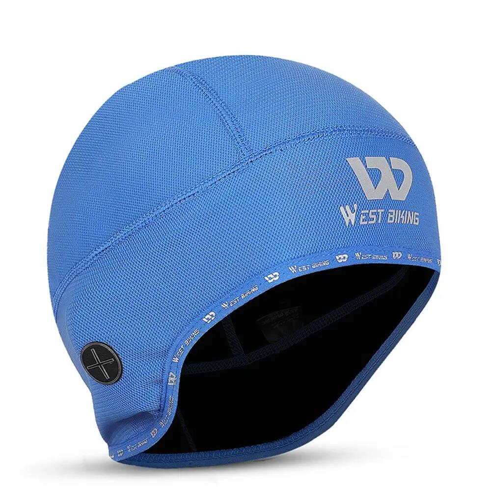 Bonnet de cyclisme thermique coupe-vent avec trou pour écouteurs 2/3