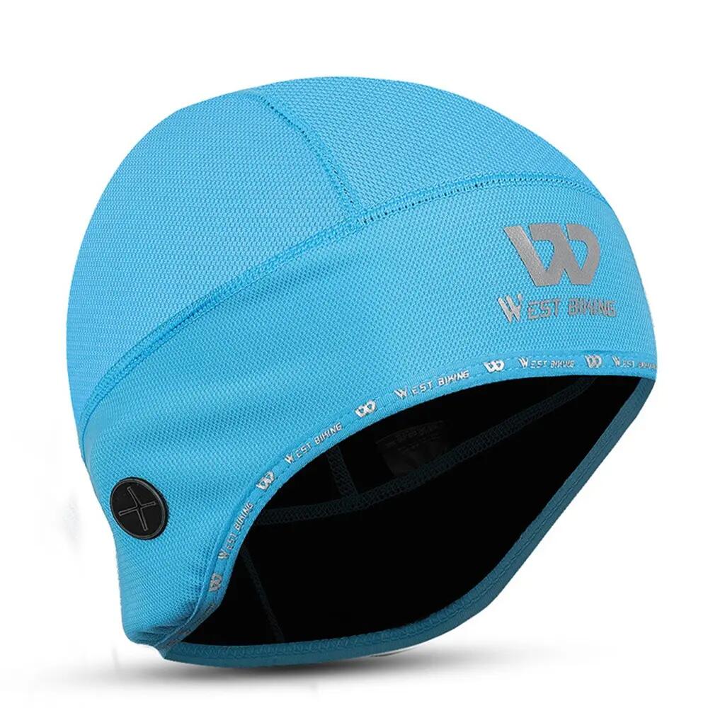 Bonnet de cyclisme thermique coupe-vent avec trou pour écouteurs 2/3