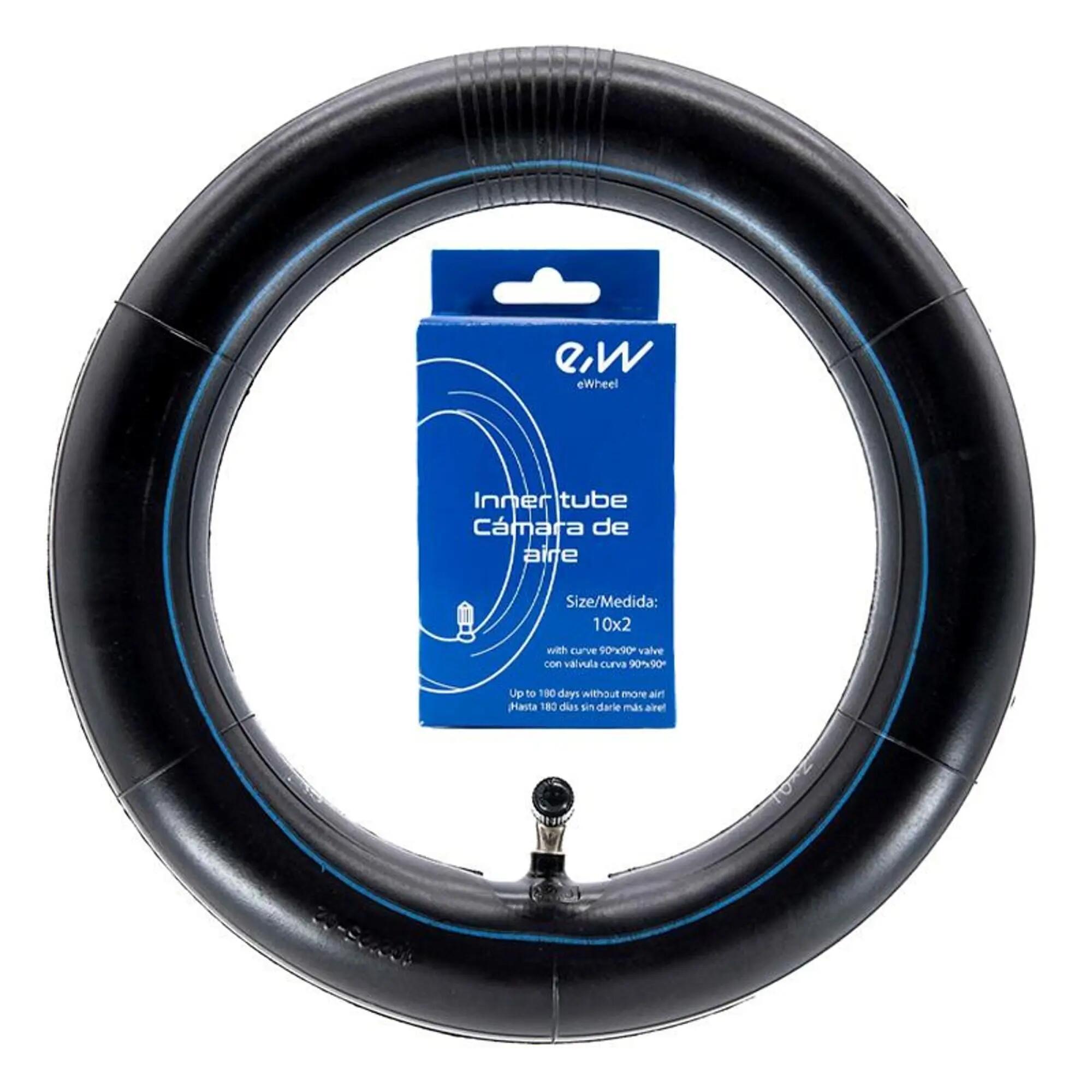 Cámara aire 10x2 VC 90x90º [Ewheel] 1/5