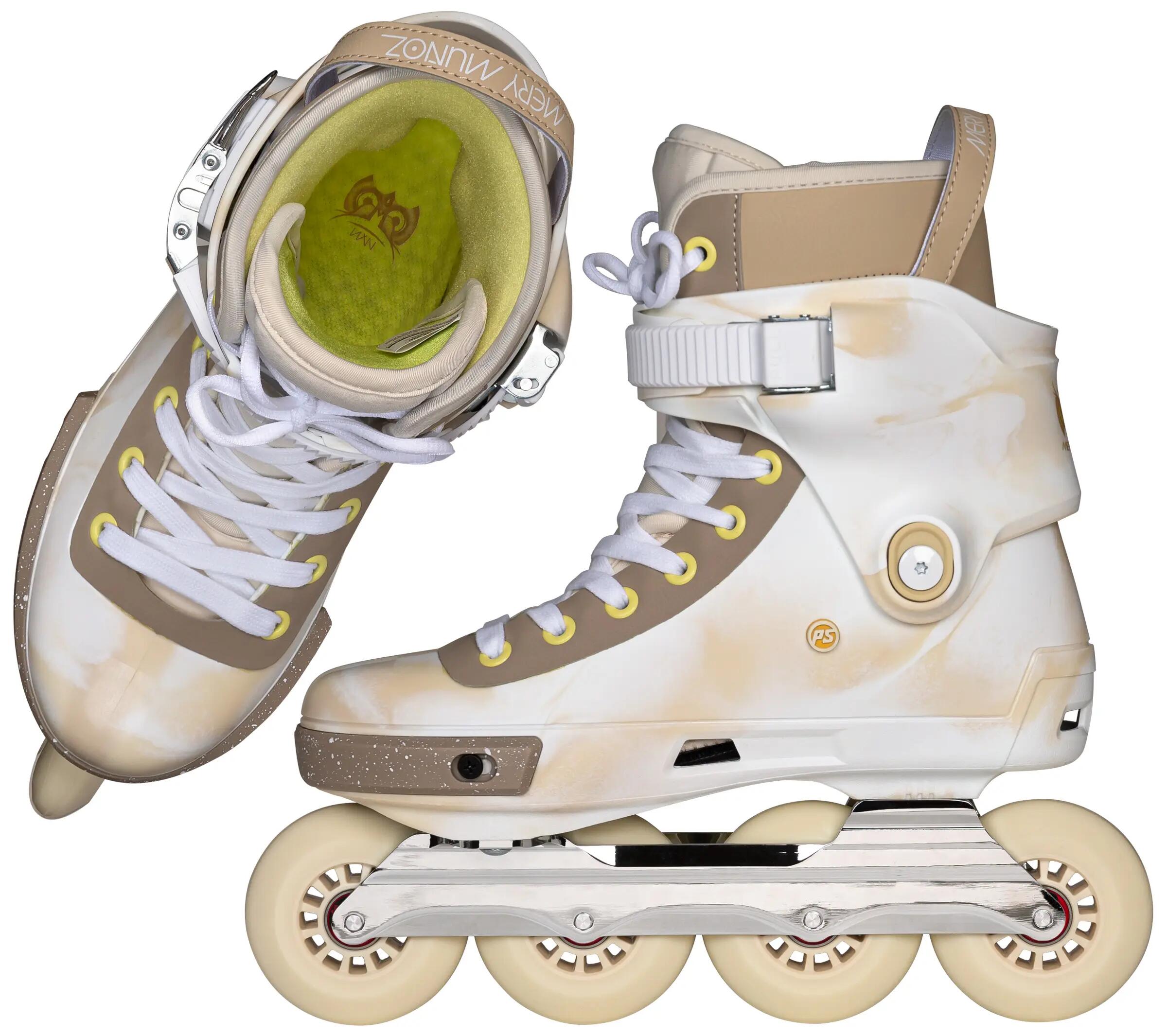 POWERSLIDE Next Mery Munoz Pro 80 Beige rollers récréatifs pour adultes 7/8