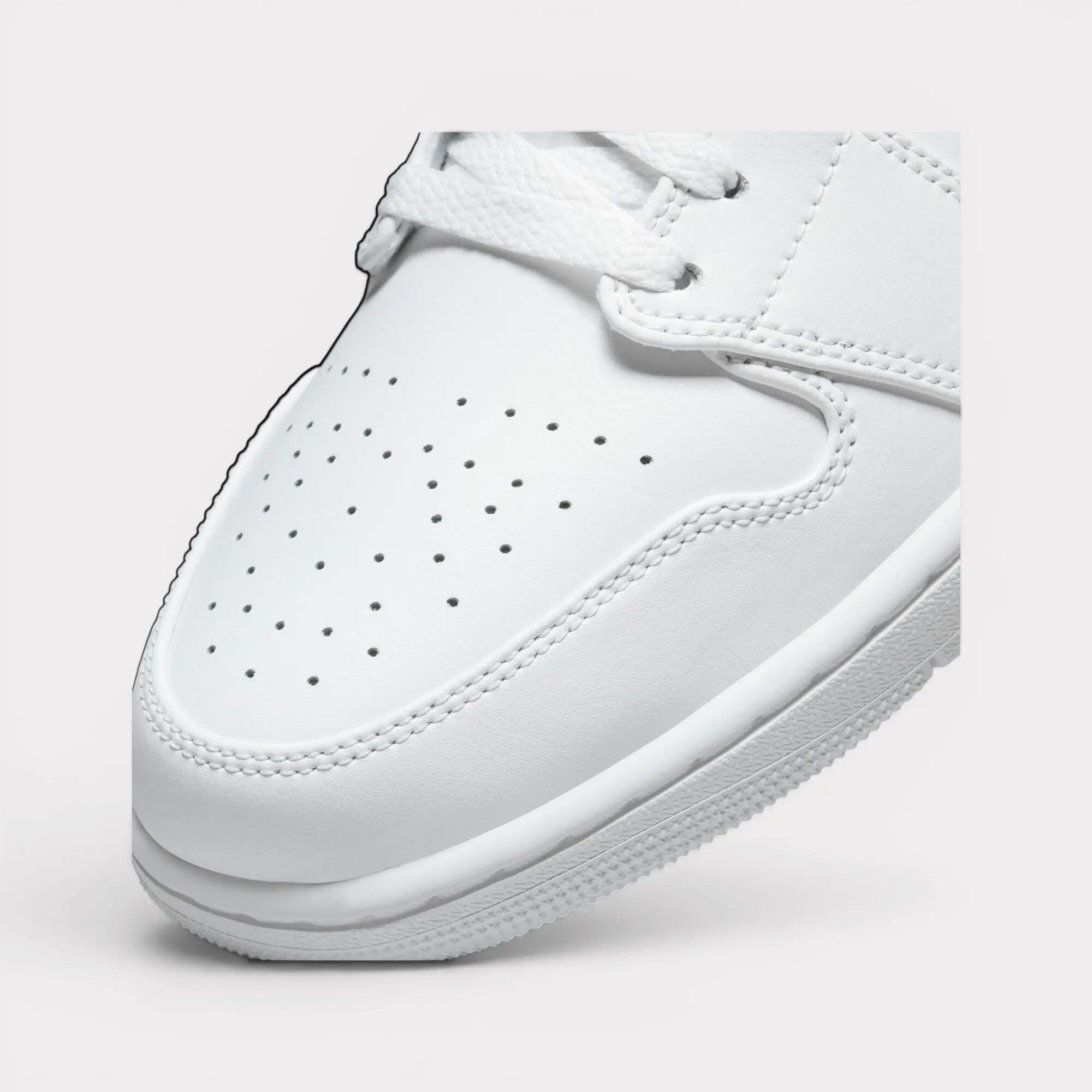 Scarpe - sport walking - Men - Pelle, basse, ammortizzate - Jordan 1 Low - White 7/7