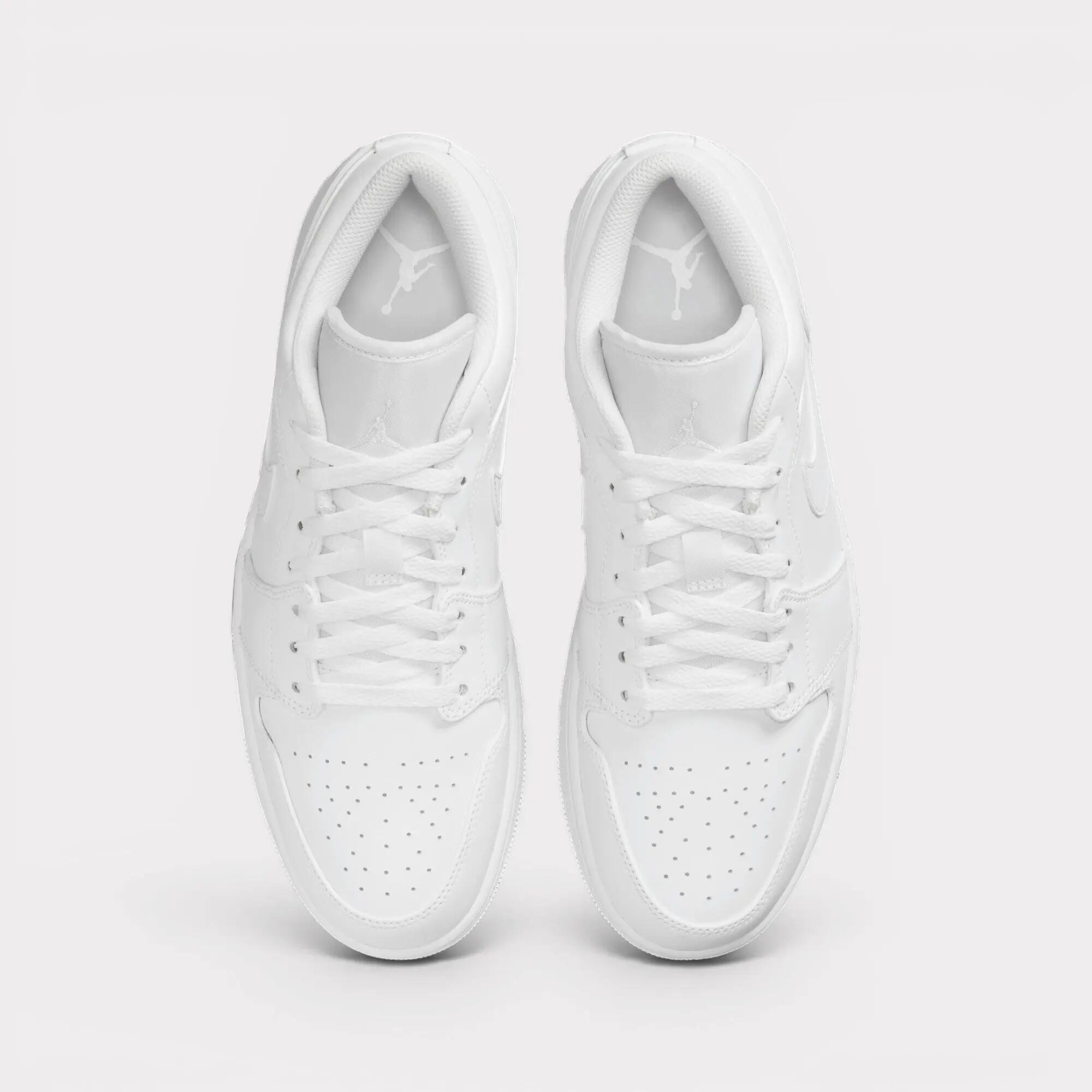 Scarpe - sport walking - Men - Pelle, basse, ammortizzate - Jordan 1 Low - White 5/7