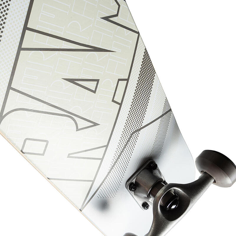 Skateboard Tavola completa RAM 30.5" x 7.25" ABEC 7 Torque bianco