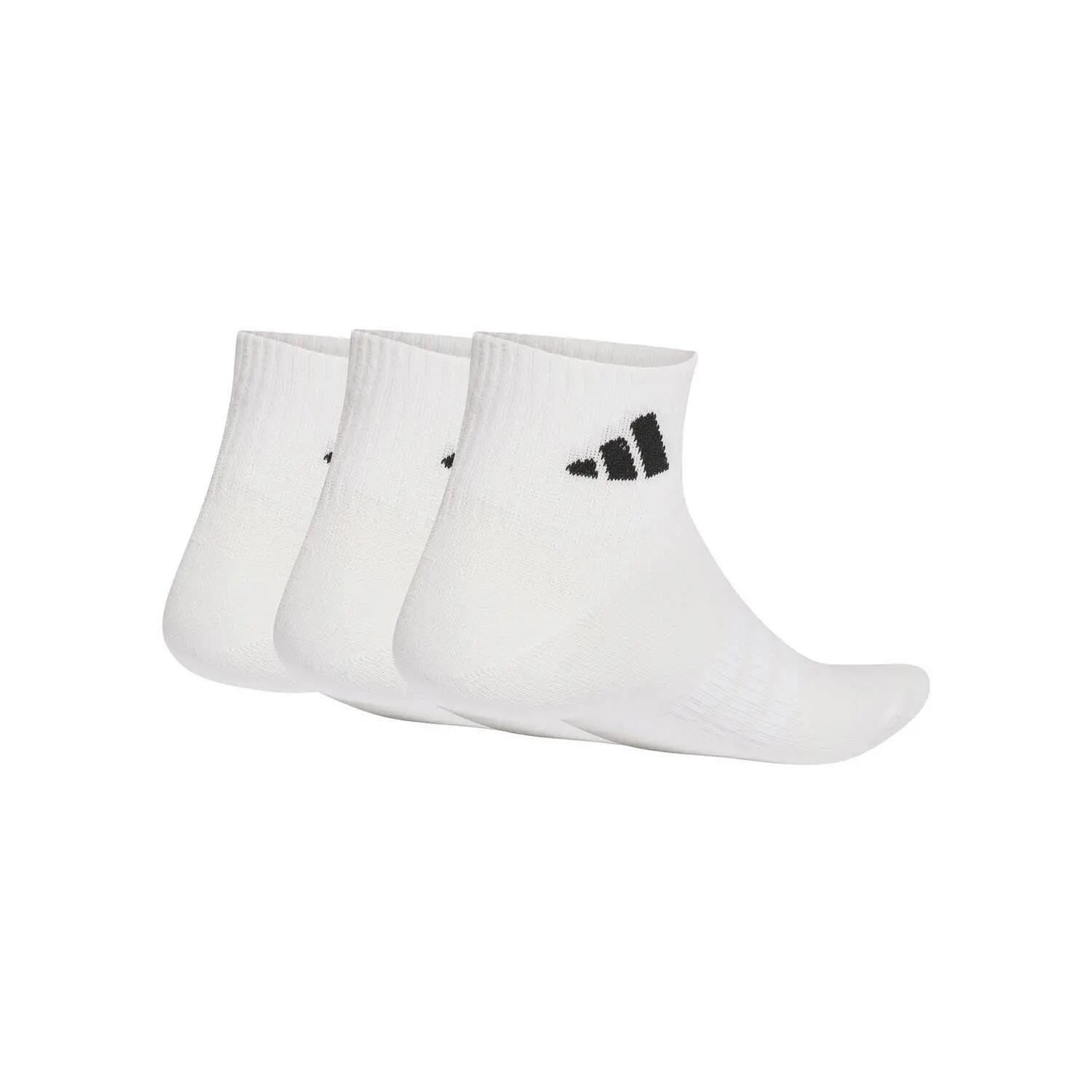Pack 3 Chausettes Adidas Essential Ankle Blanc 2/8