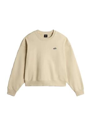 Felpe con cappuccio in pile per donna Vans Style 76 Beige.