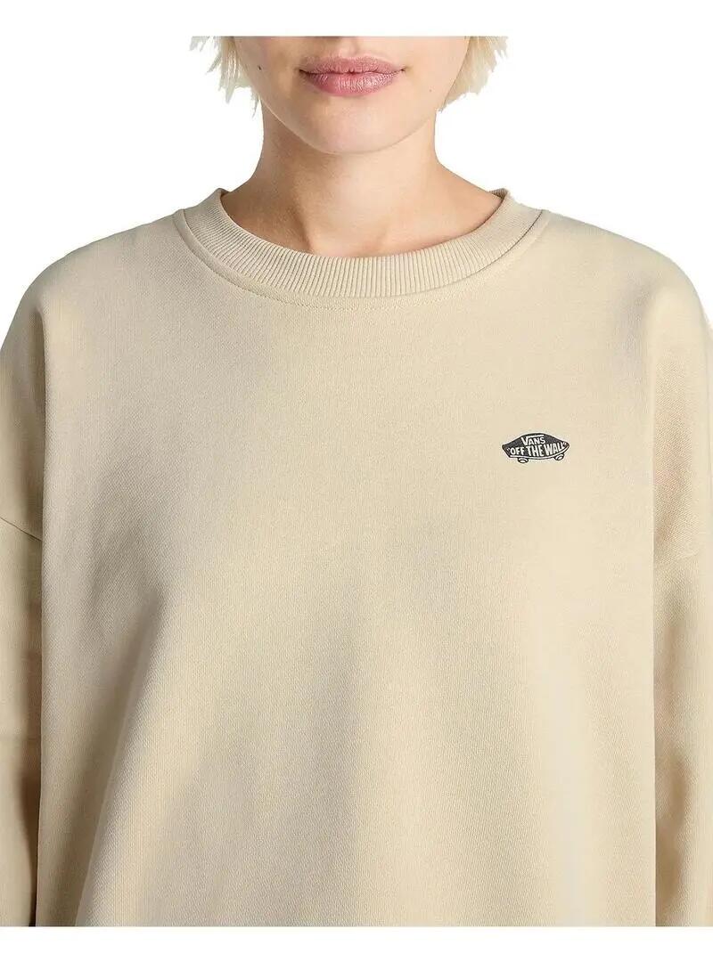 Sudaderas jerseys polares para Mujer Vans Style 76 Beige 5/5