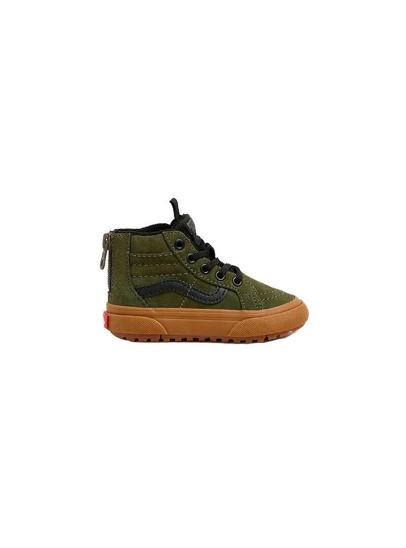 Chaussure pour enfant Vans Sk8-hi vert 1/4