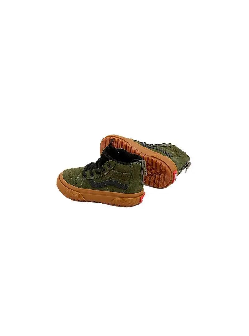 Chaussure pour enfant Vans Sk8-hi vert 4/4