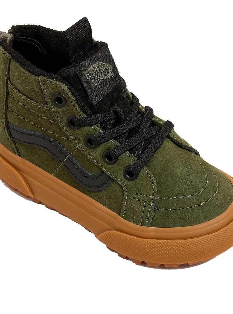 Chaussure pour enfant Vans Sk8-hi vert 2/4
