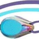 Arena Tracks Mirror Blue Mirrored Swim Goggles