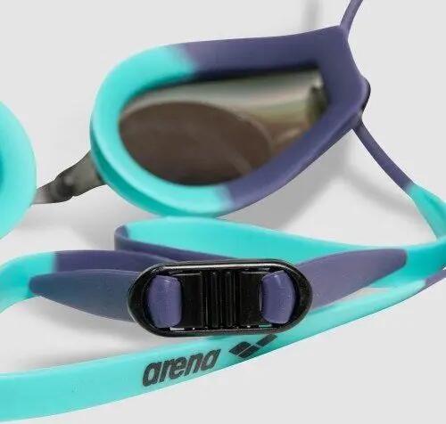 Arena Tracks Mirror Blauwe zwembril met spiegelglazen 4/11