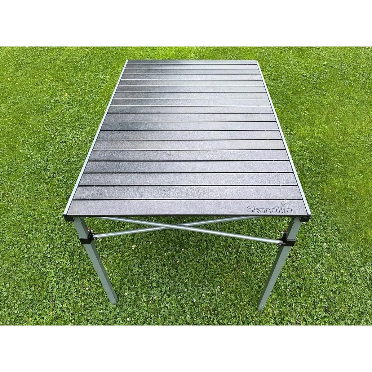 Maikku - Aluminium klapkampeertafel - 6 personen - 107 x 70 x 70 cm 4/8