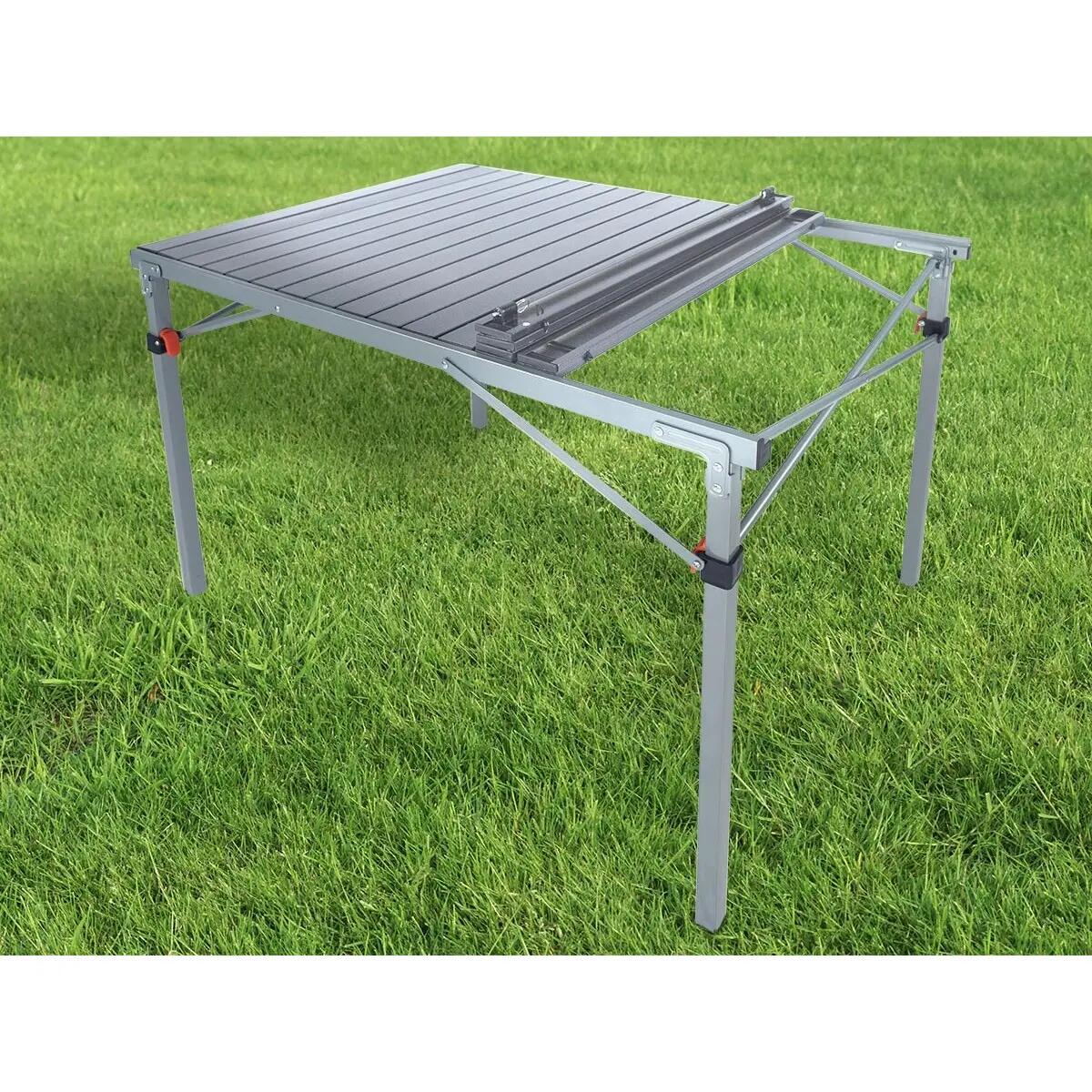 Maikku - Aluminium klapkampeertafel - 6 personen - 107 x 70 x 70 cm 5/8