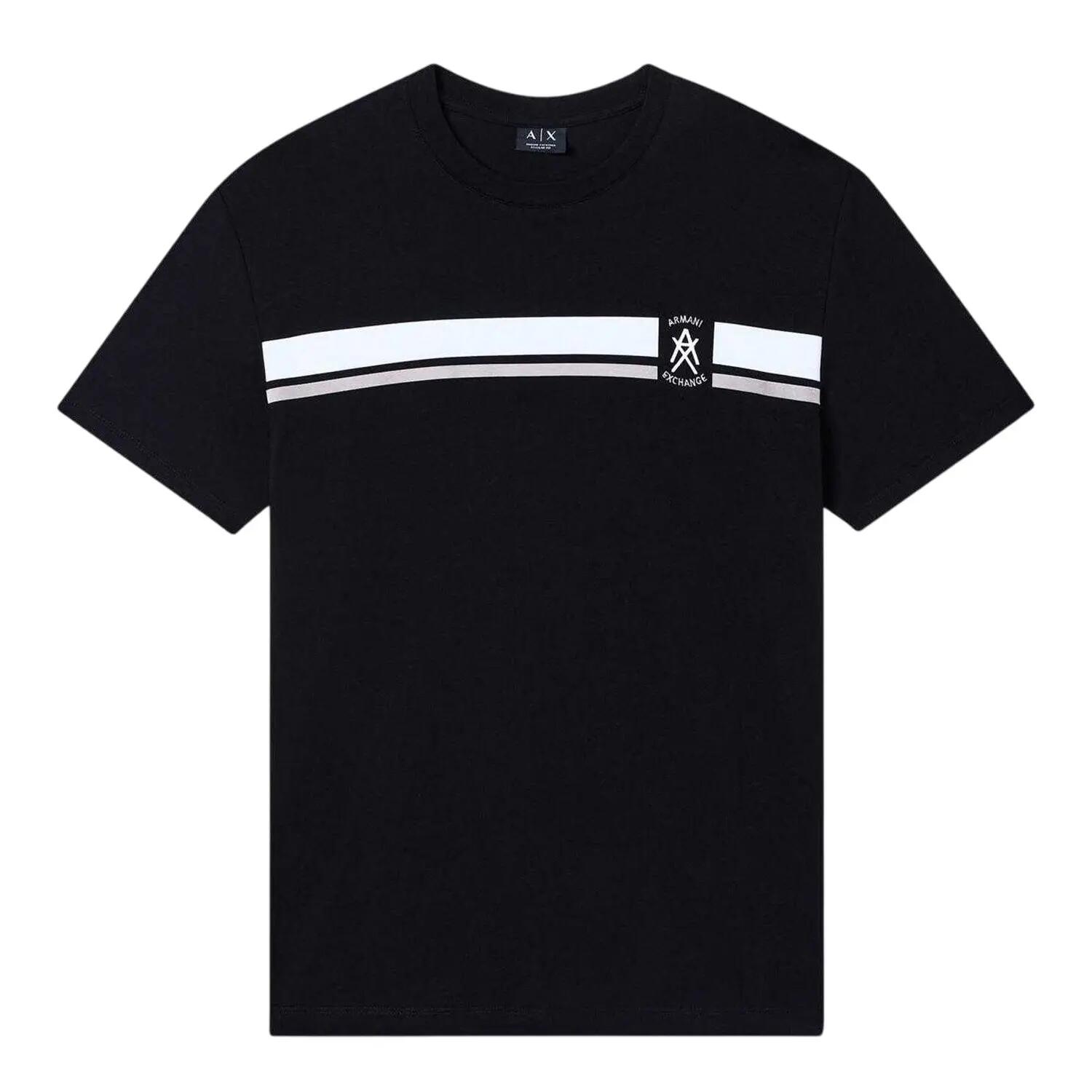 Armani Exchange Mens Exchange Regular Short-Sleeved T-Shirt