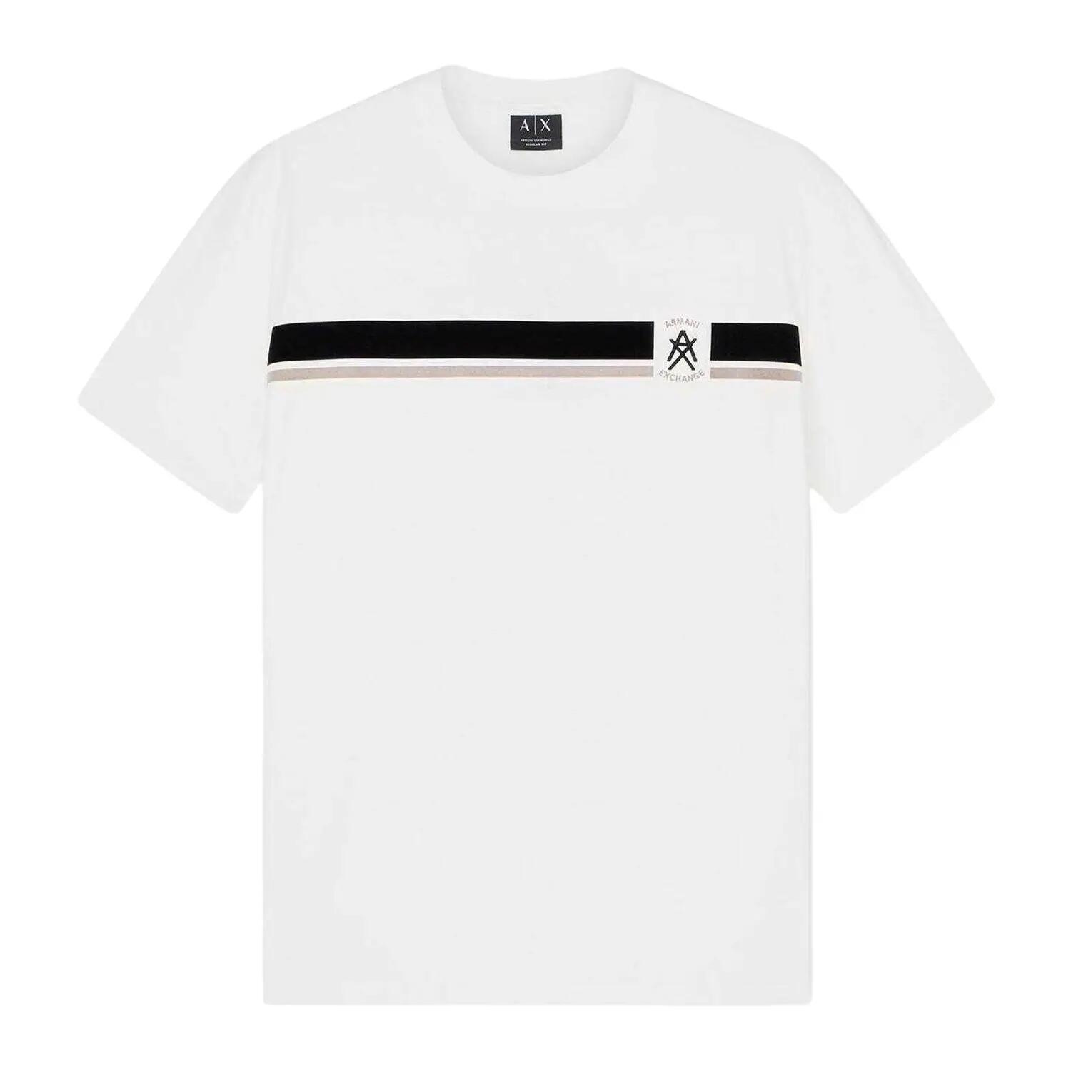 Armani Exchange Mens Exchange Regular Short-Sleeved T-Shirt