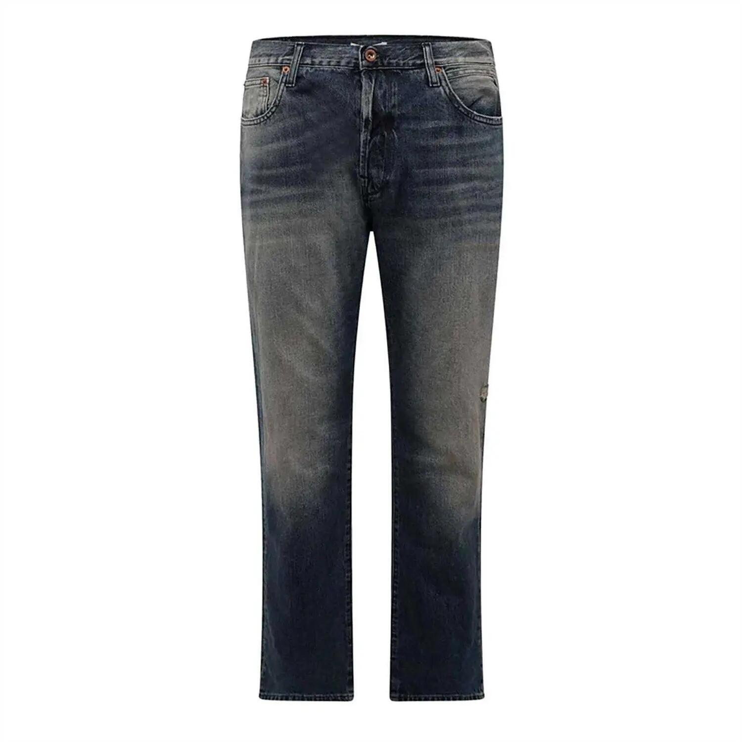 Replay Mens Sartoriale Washed Denim Jeans