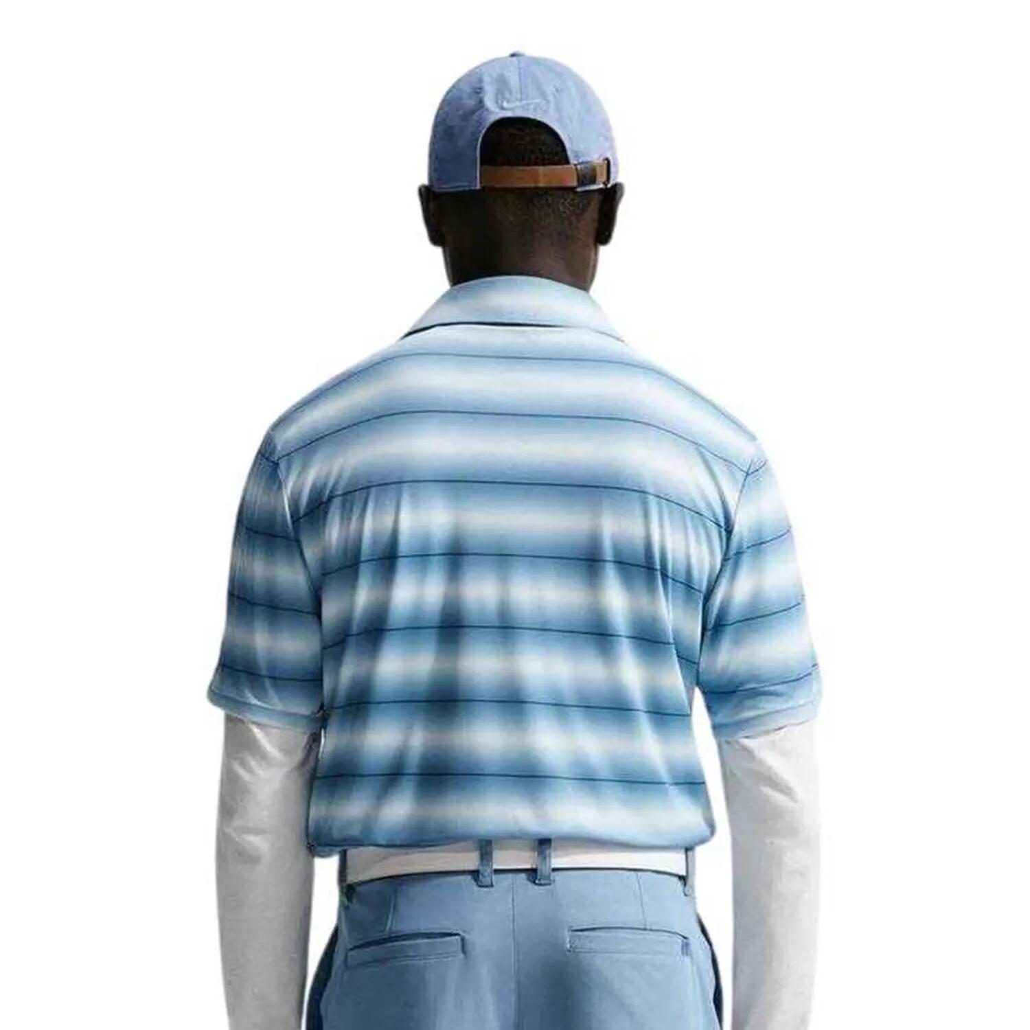 Nike Mens Par Striped Dri-FIT Polo Shirt