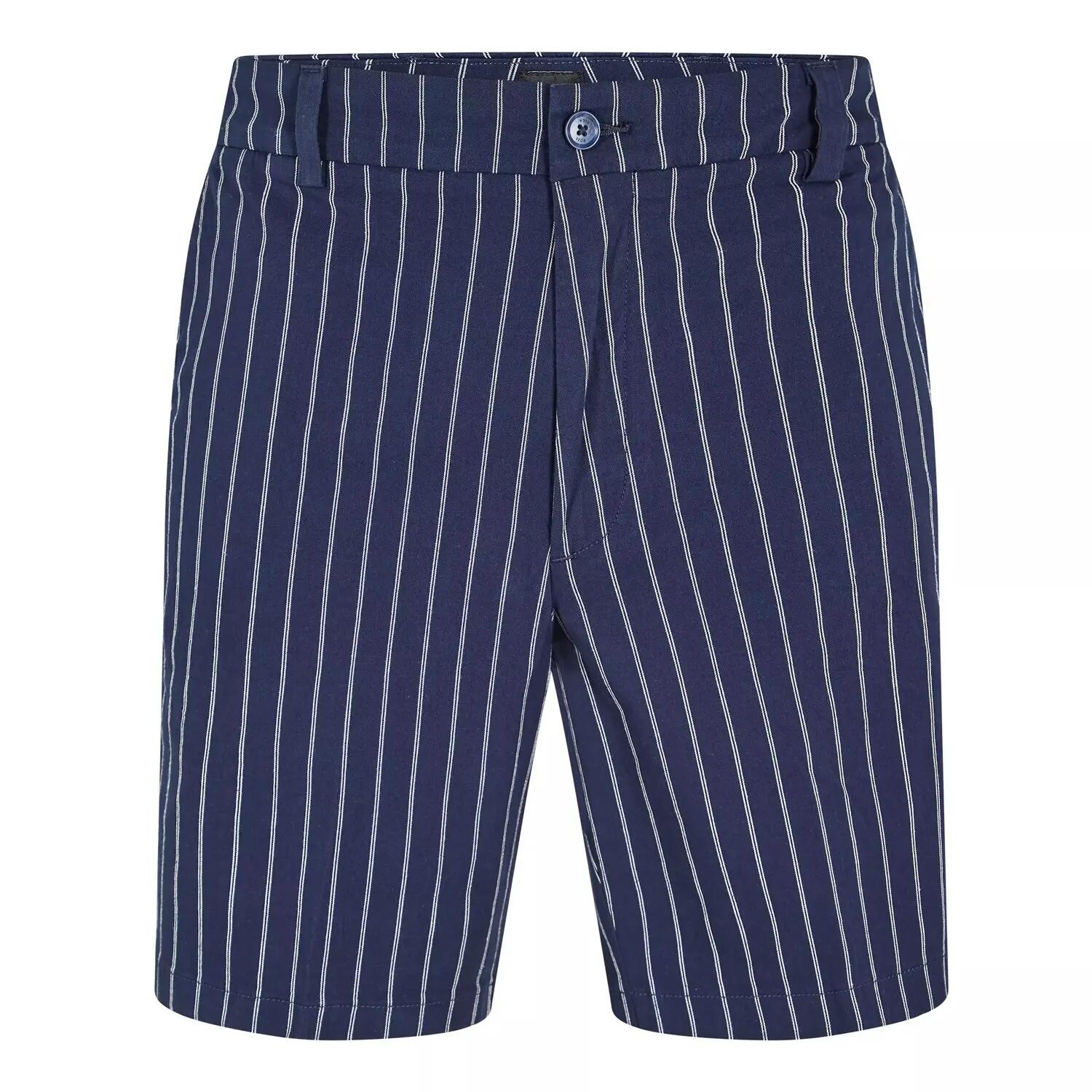 Boss Mens Kane Fleece Striped Relaxed Fit Shorts