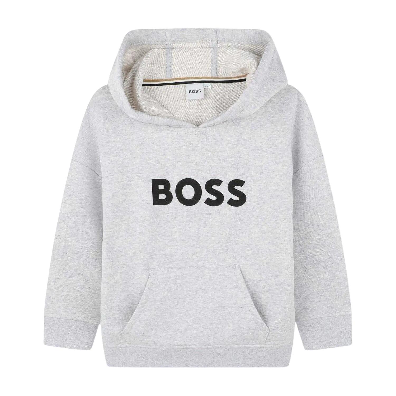 Boss Childrens/Kids Print Logo Hoodie