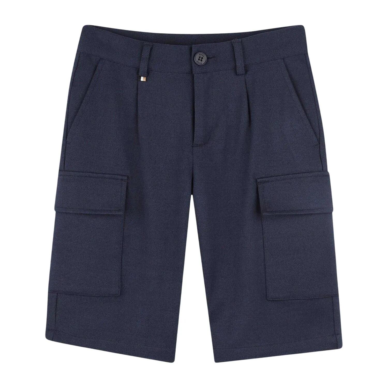 Boss Childrens/Kids Plain Cargo Shorts