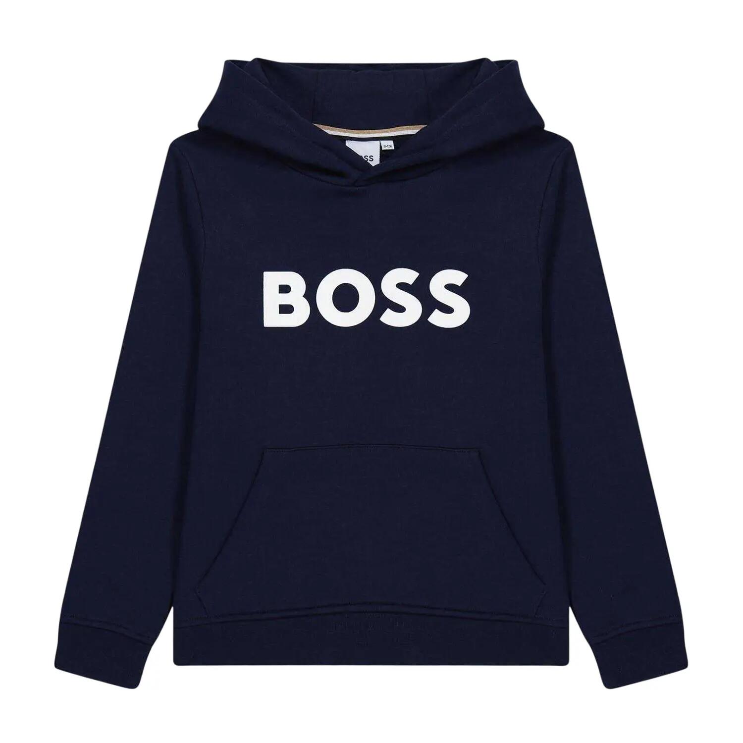 Boss Childrens/Kids Print Logo Hoodie