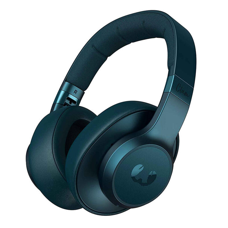 Clam ANC Wireless cascos Bluetooth plegables cancelación activa Petrol Blue