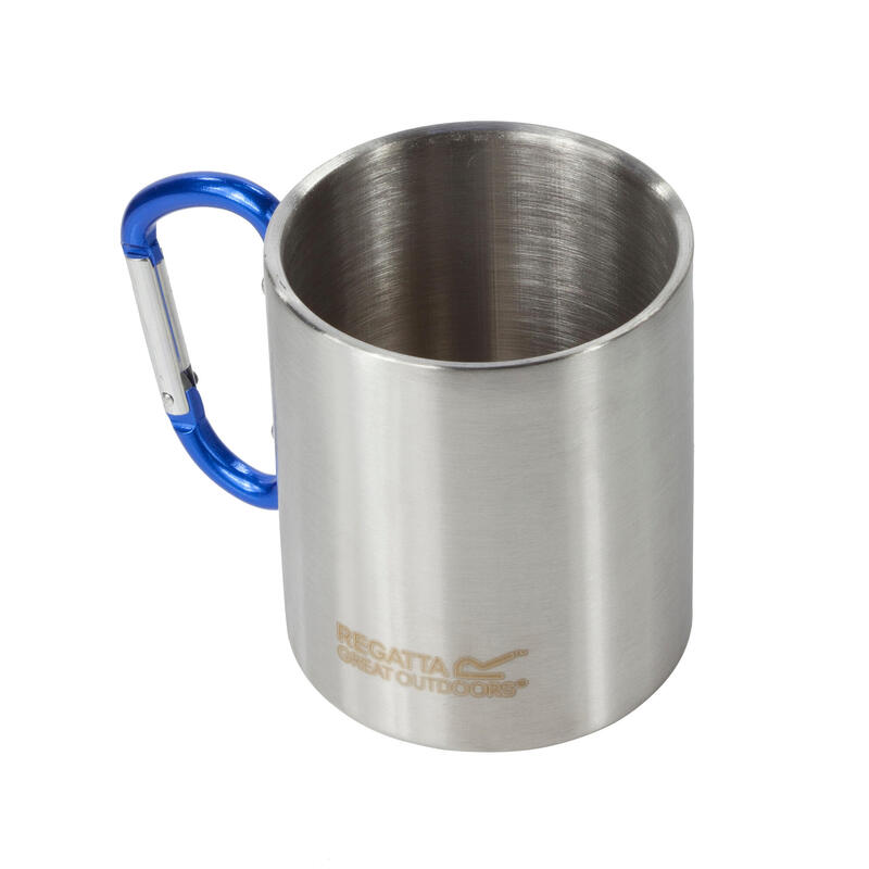 Tasse de camping en acier pour adulte - Argent