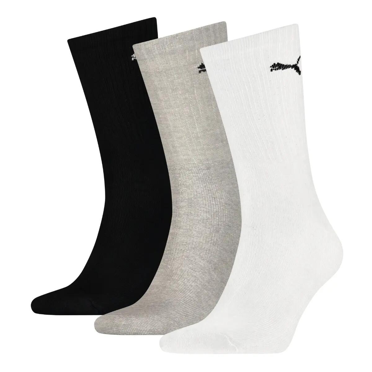 3 Paar Puma Sportsocken Tennis Socken Gr. 35 - 49 Unisex für sie und ihn 2/2