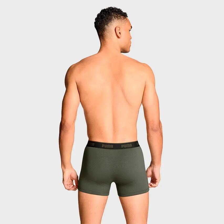 Heren everyday basic boxershorts 3 pack – Forest – S 4/6