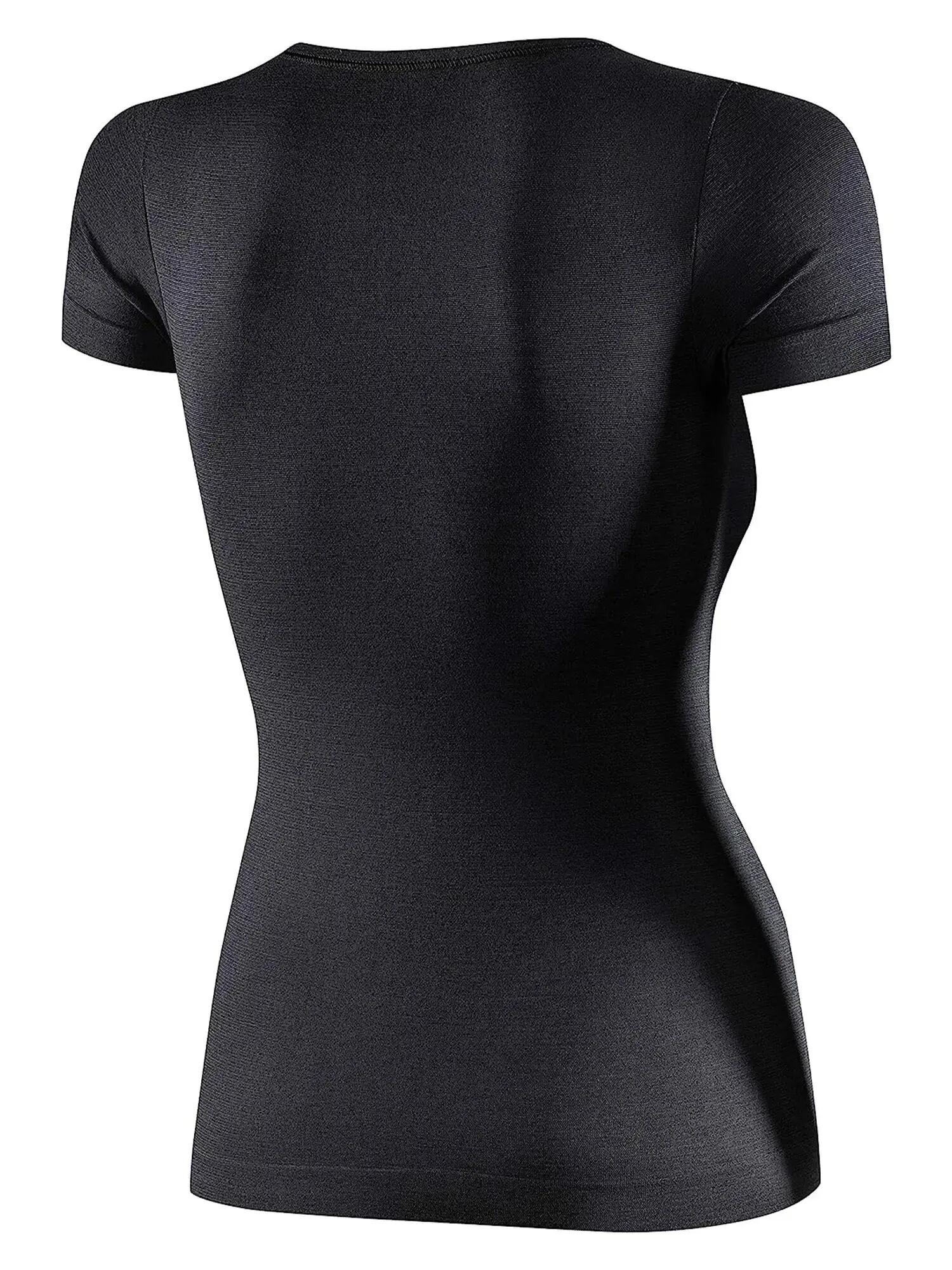 Koszulka damska z krótkim rękawem Brubeck COMFORT WOOL 4/4