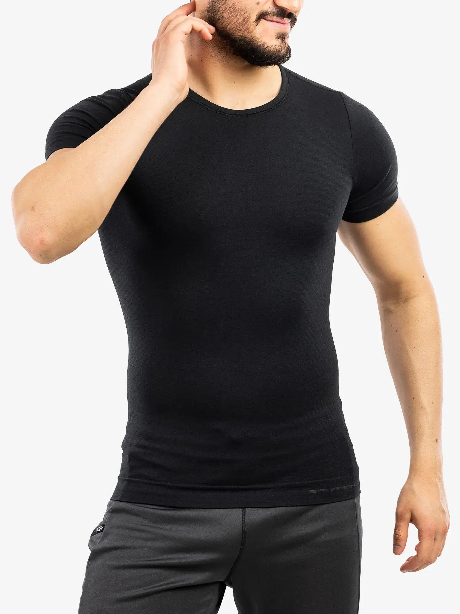 Koszulka męska z krótkim rękawem Brubeck COMFORT WOOL 5/7
