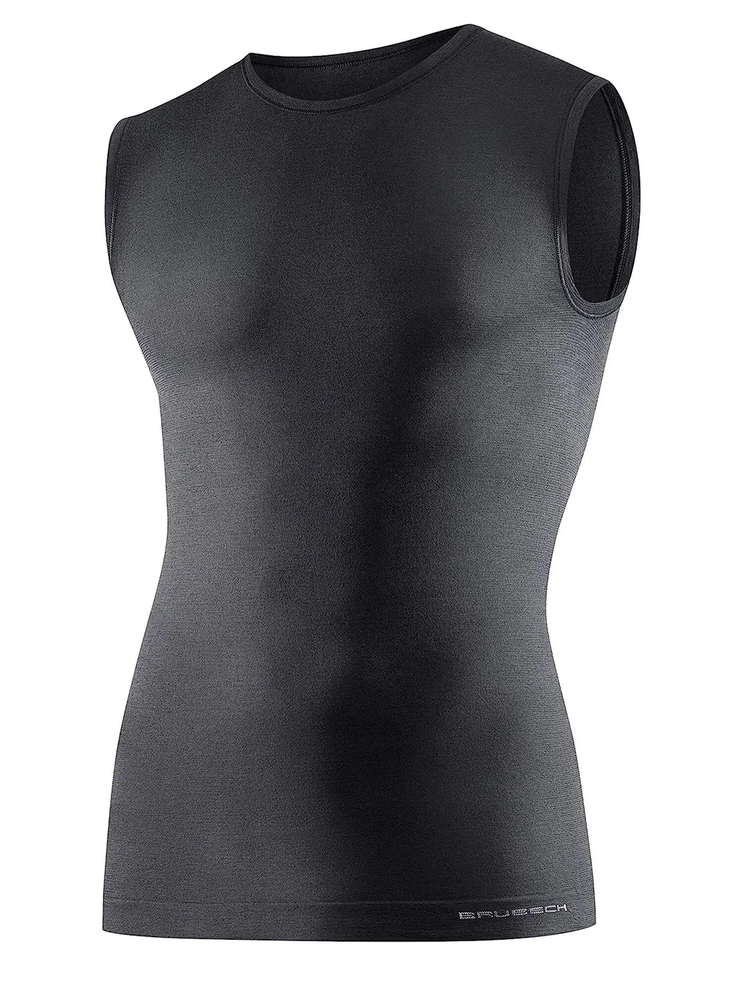 Camiseta de tirantes hombre lana merino 41 % sin costuras COMFORT WOOL 3/3