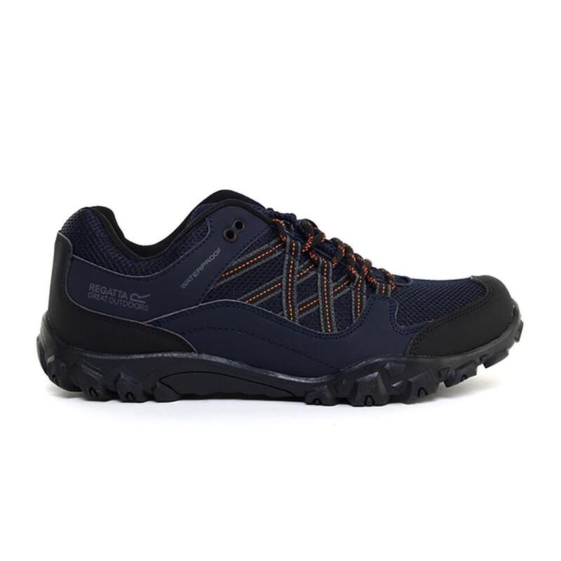 Mens Edgepoint III Low Rise Hiking Shoes (Navy/Burnt Umber)