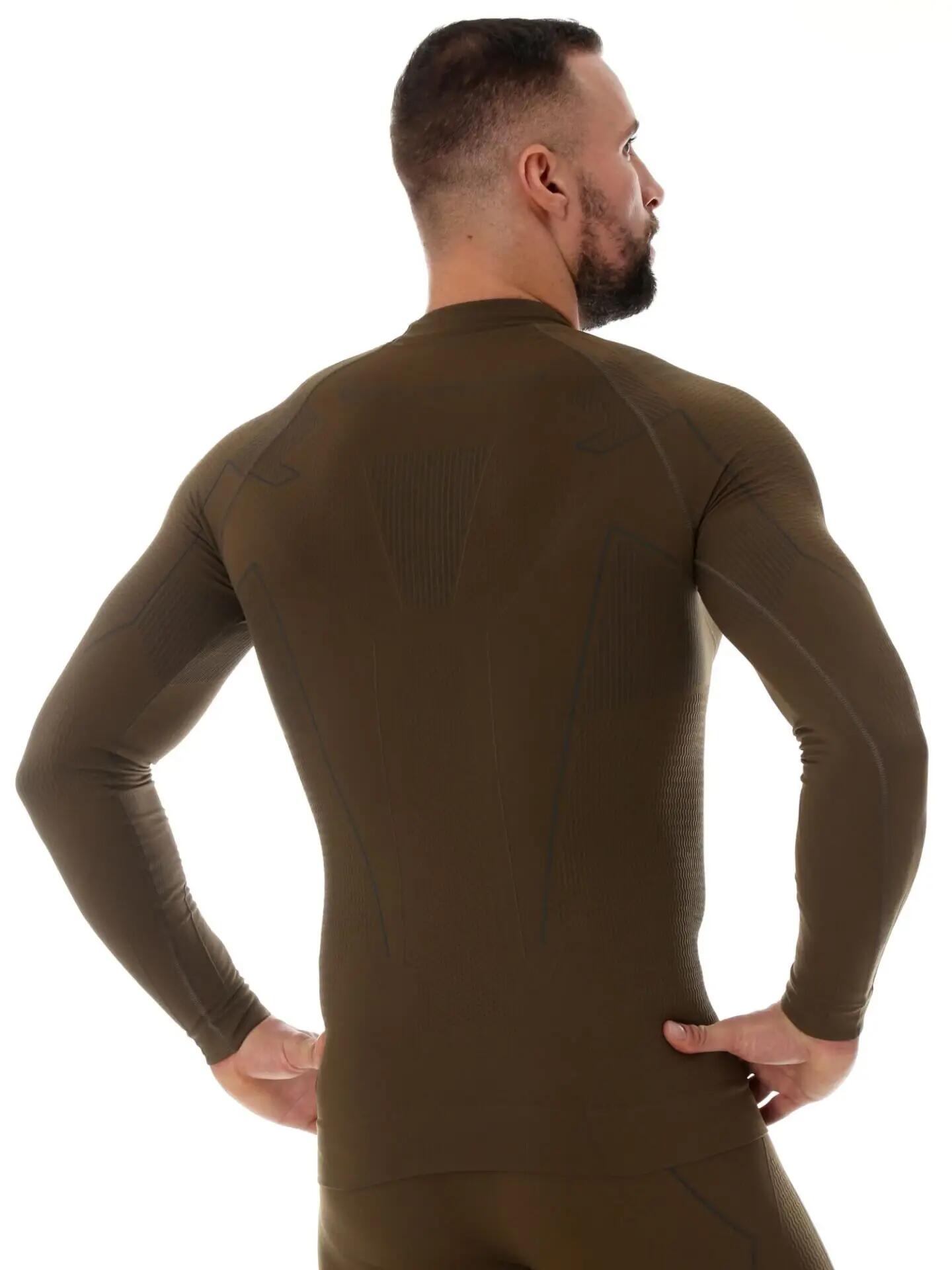 Sous-pull homme thermoactif fil charbon de café RANGER THERMO 2/7