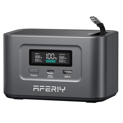 Station électrique portable -100W 99,2Wh -2 USB-C PD3.0 -Câble magnétique 70cm