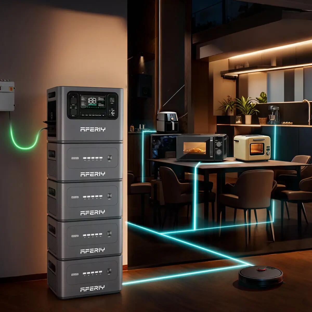 Station électrique portable P280 -2800W - 2048Wh - Recharge 1,5h (MPPT 1200W) 9/15