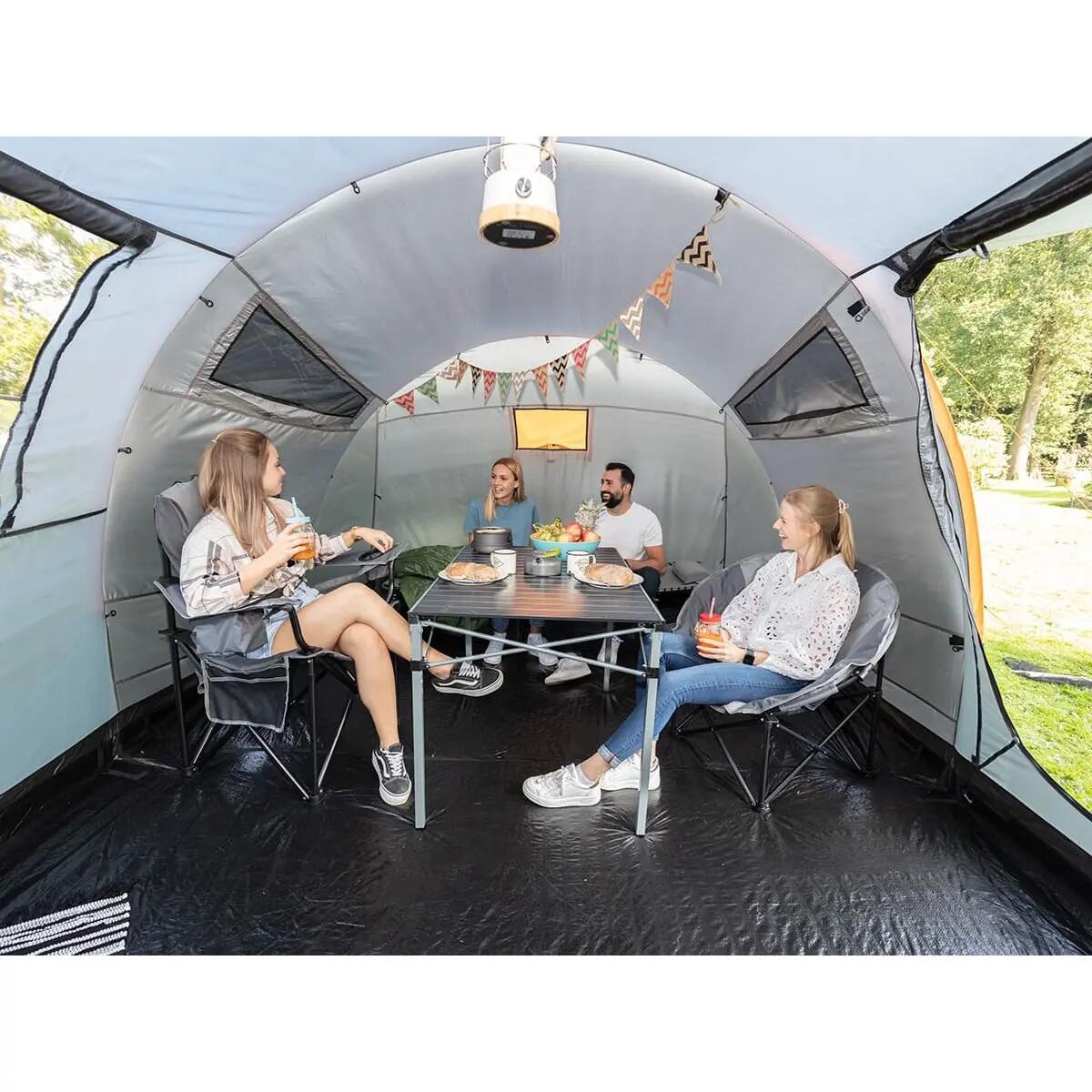 Gebraucht - Campingstuhl Moonchair Sirkka - klappbar, Kühlfach, Getränkehalter 3/14