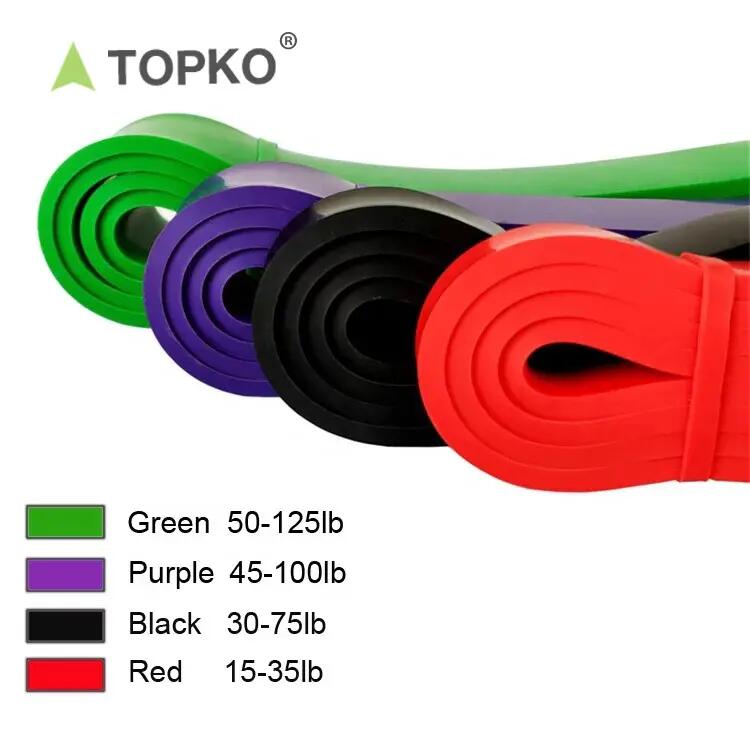 Fitness sada odporových gum TOPKO 4 ks 5/7
